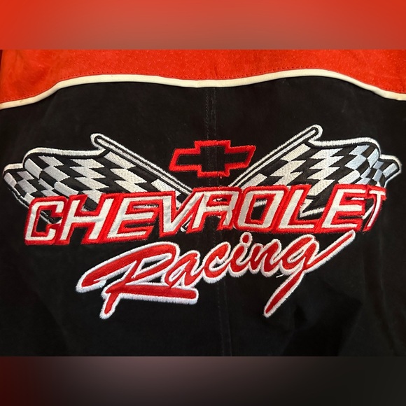 NASCAR Suede Bomber Jacket XL - Picture 5 of 7